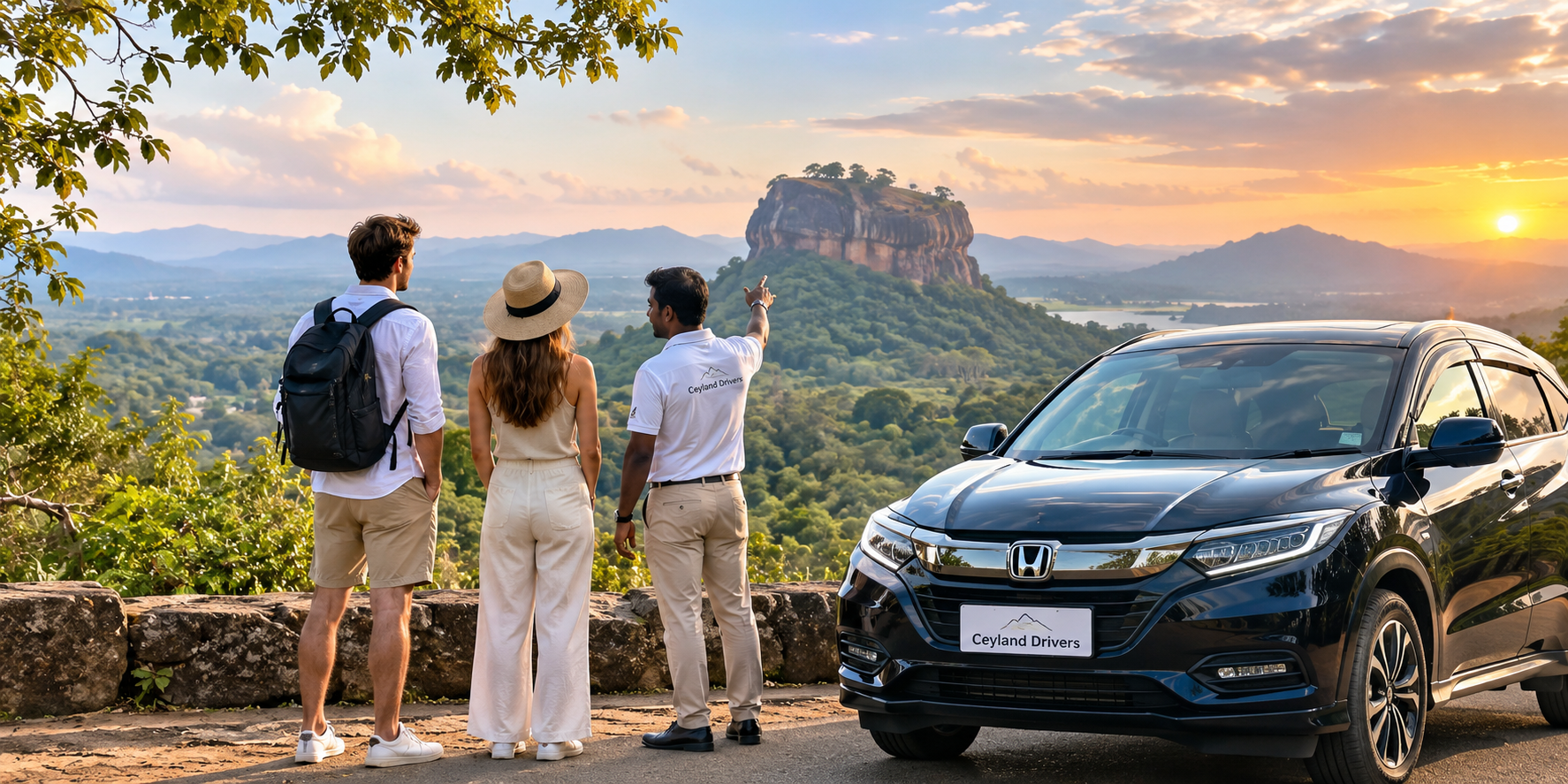 Scenic Sri Lanka journey representing Kandy, tea country and the hill country route to Ella