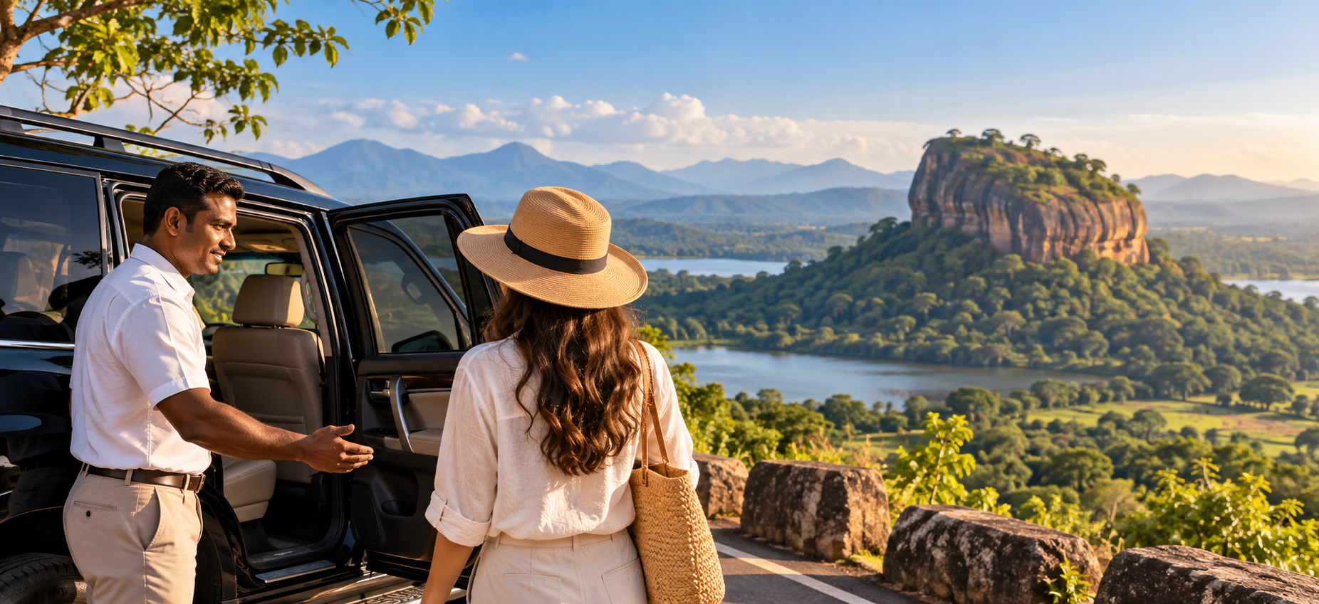 Private vehicle journey through Sri Lanka suitable for a family tour