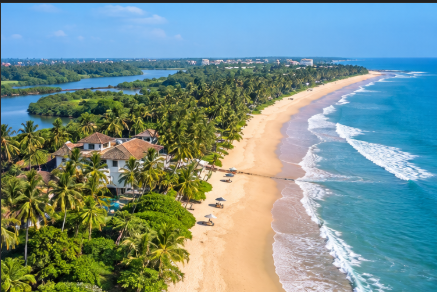 Bentota beach on a private Sri Lanka beach tour