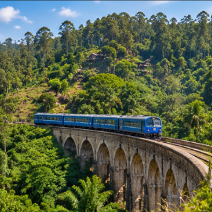 Ella hill country landscape in Sri Lanka