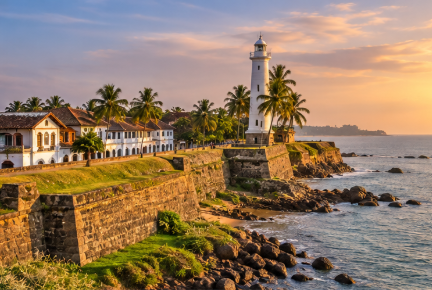 Galle and Unawatuna coastline on a Sri Lanka beach tour