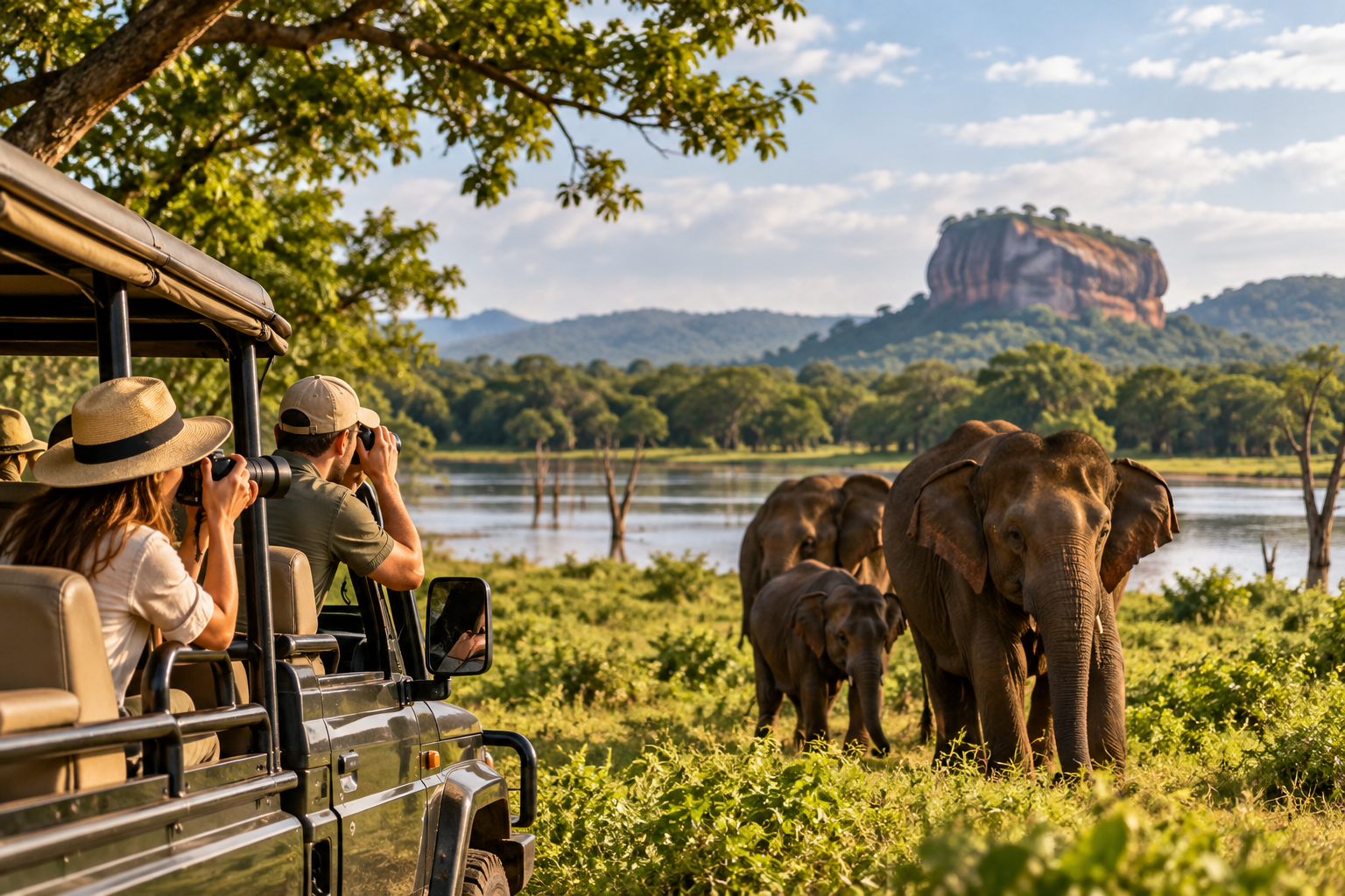 Wildlife safari experience on a private Sri Lanka wildlife tour